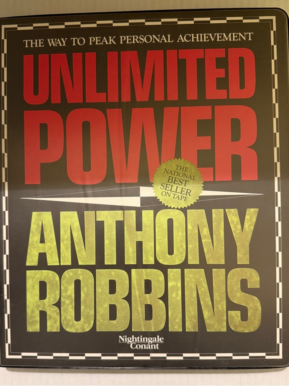 Unlimited Power by Anthony Robbins Audio Cassette Tape Program TESTED